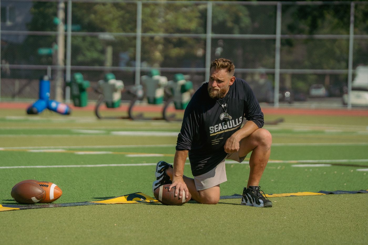 App alone on the practice field